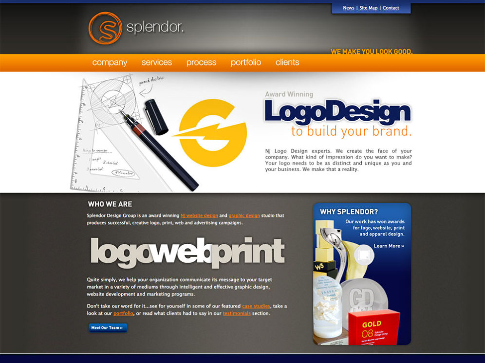 Splendor's Website Redesign Circa 2009 | Splendor