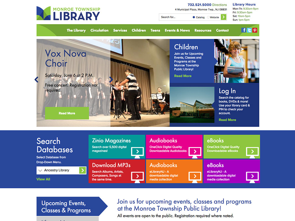 Library Web Design