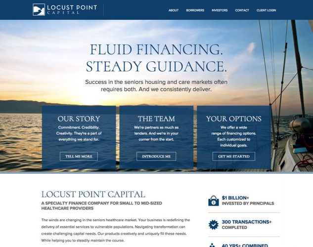 locust point website financial firm.