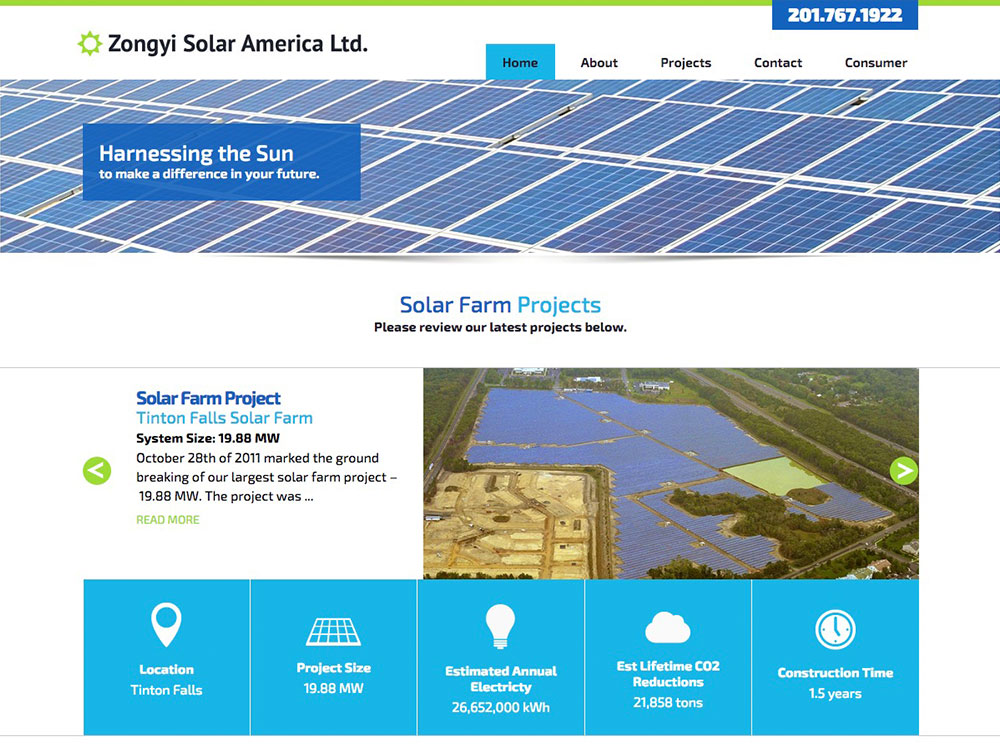 Zongyi Solar Website