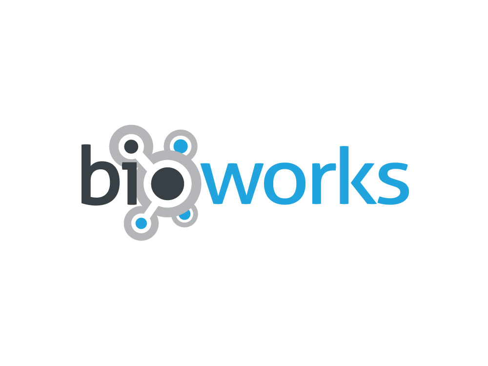 bioworks logo design