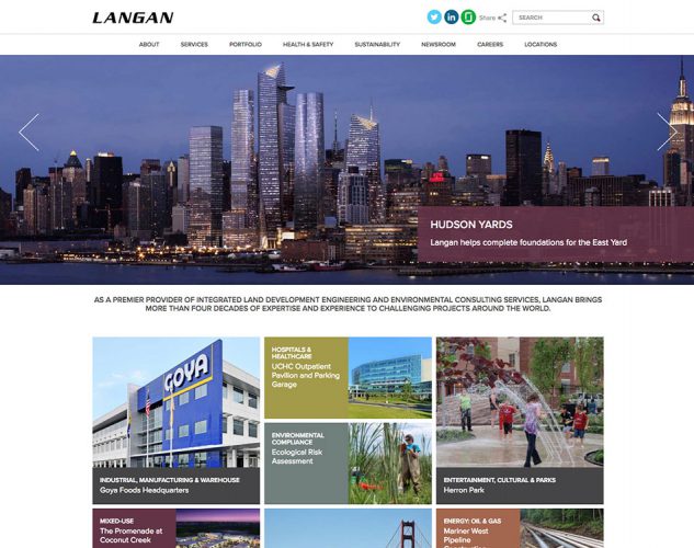 Langan Engineering Website.