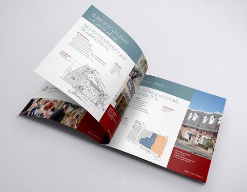 ridgewood onyx equities property brochure print design.