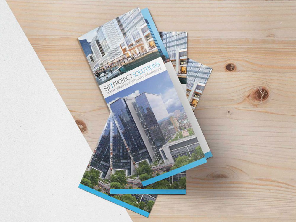 sjp properties cre brochure design.
