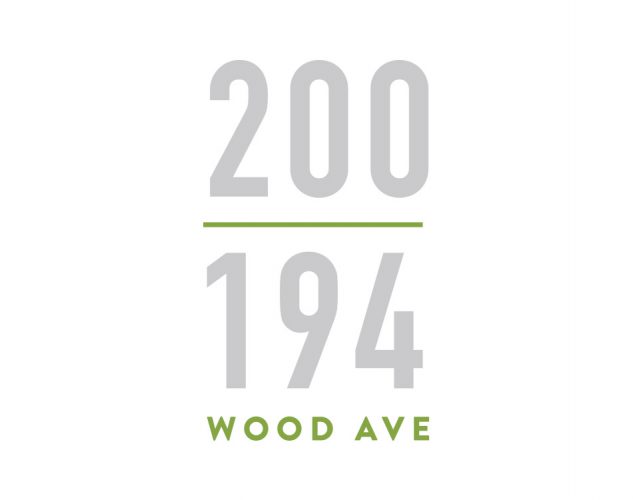 sjp properties 200 wood ave south metropark CRE property logo design.