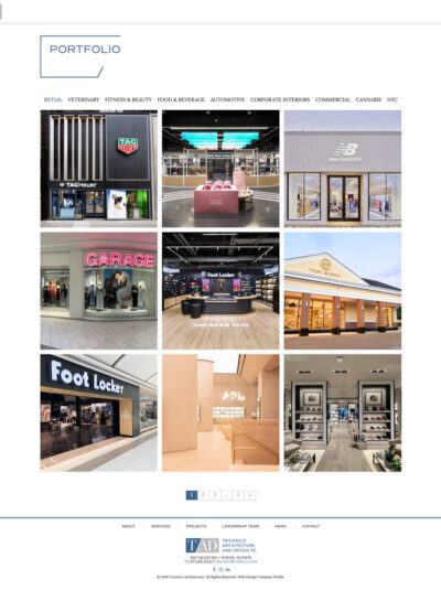 architect website design