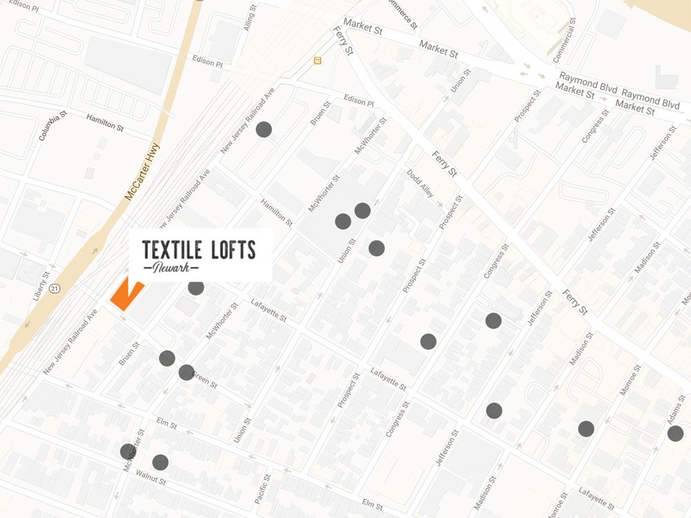 textile lofts map