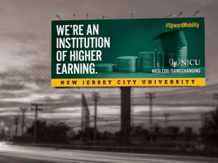 New Jersey City University Billboard Design by Splendor.