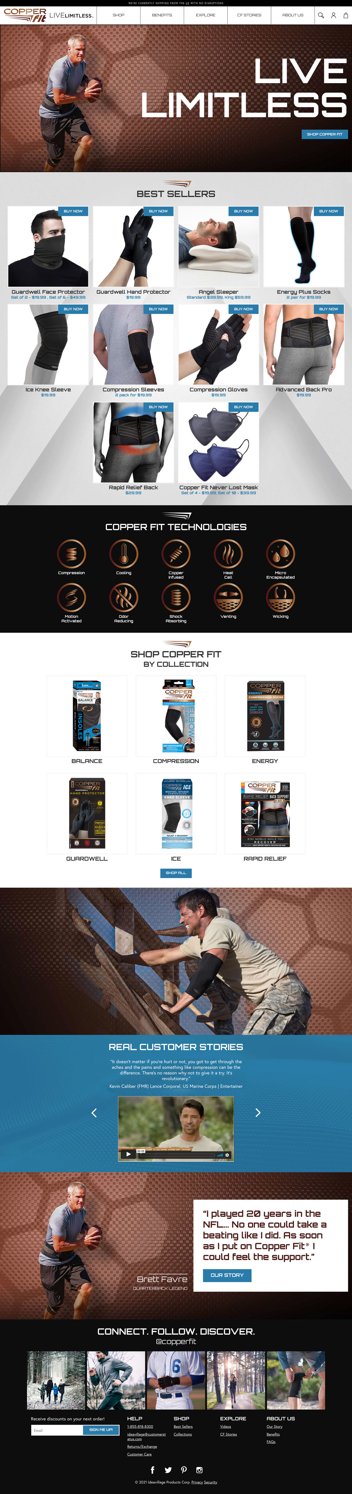 Copper Fit Website