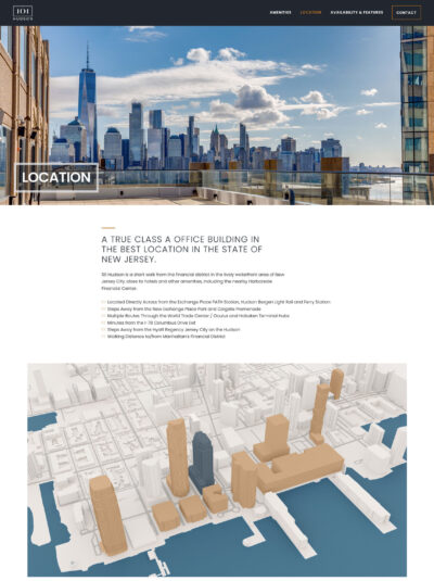 101 Hudson Website Design