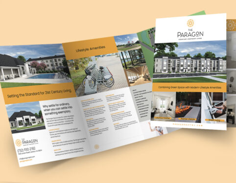 The Paragon brochure of modern day apartments
