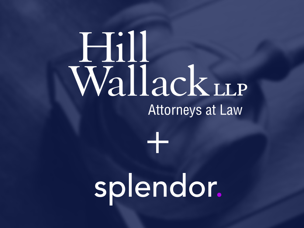 Splendor Partners With Leading Law Firm, Hill Wallack, LLP