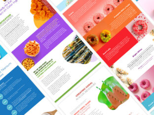 Sensient Food Color Blog Design