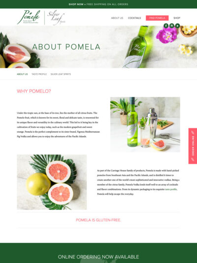 Pomela Website
