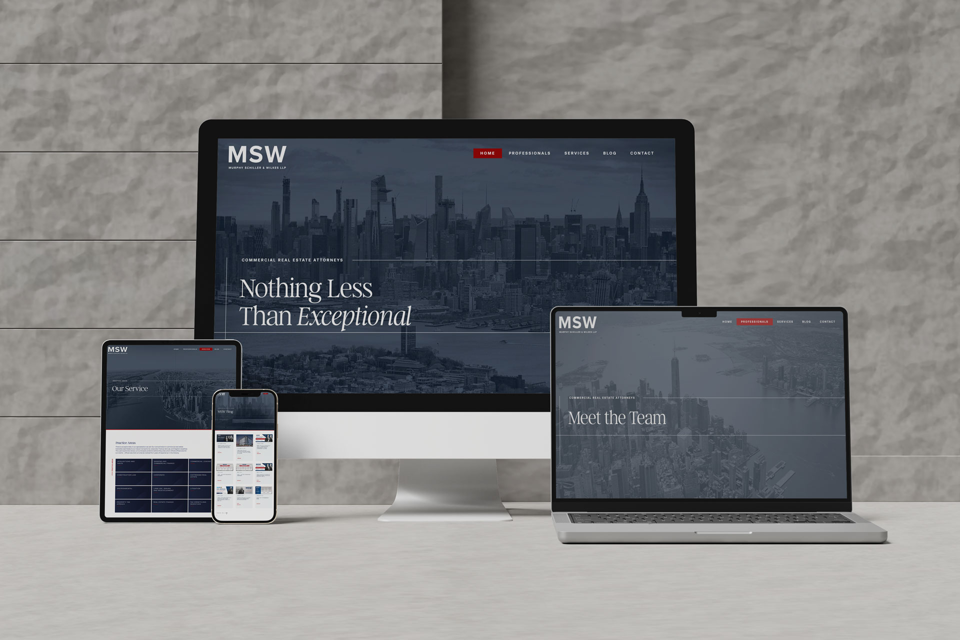 MWS website redesign