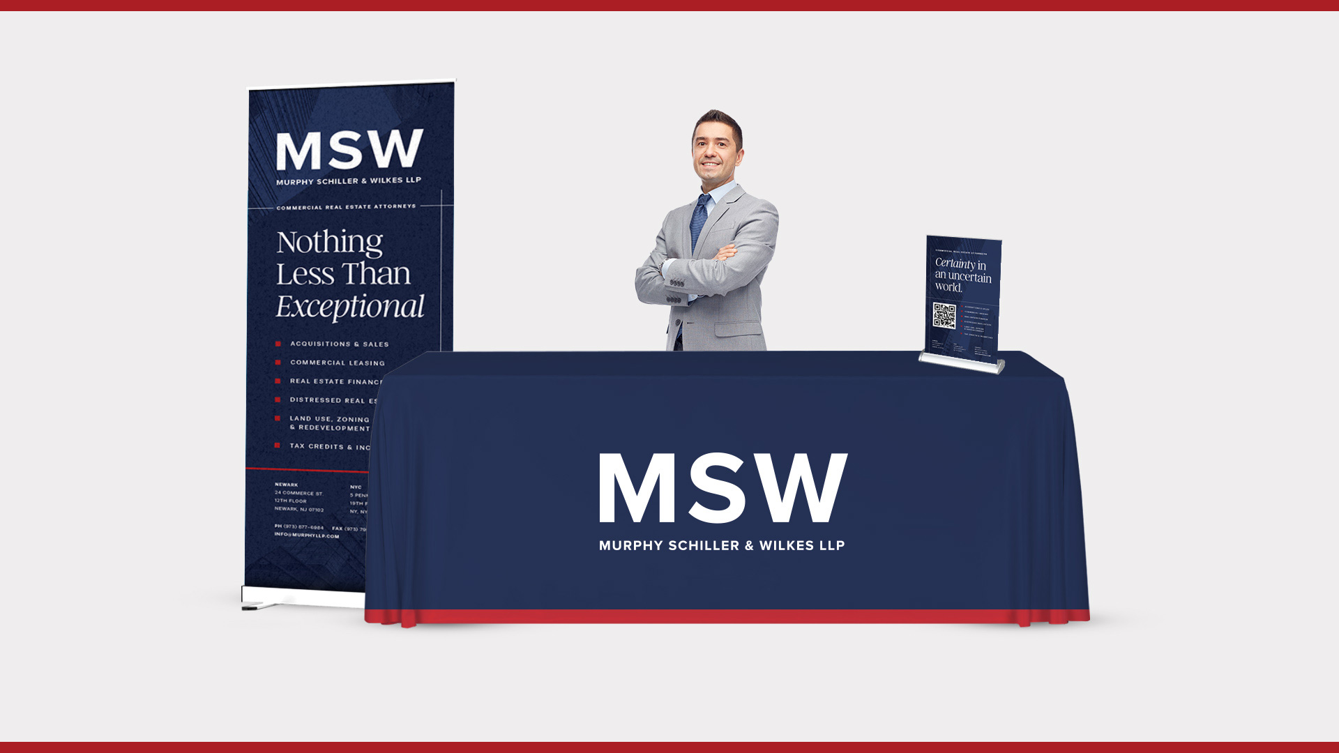 msw trade show materials