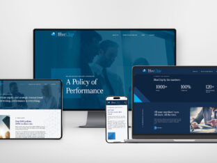 BlueChip Website Device Mockup
