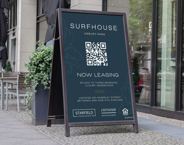 surfhouse sidewalk sign