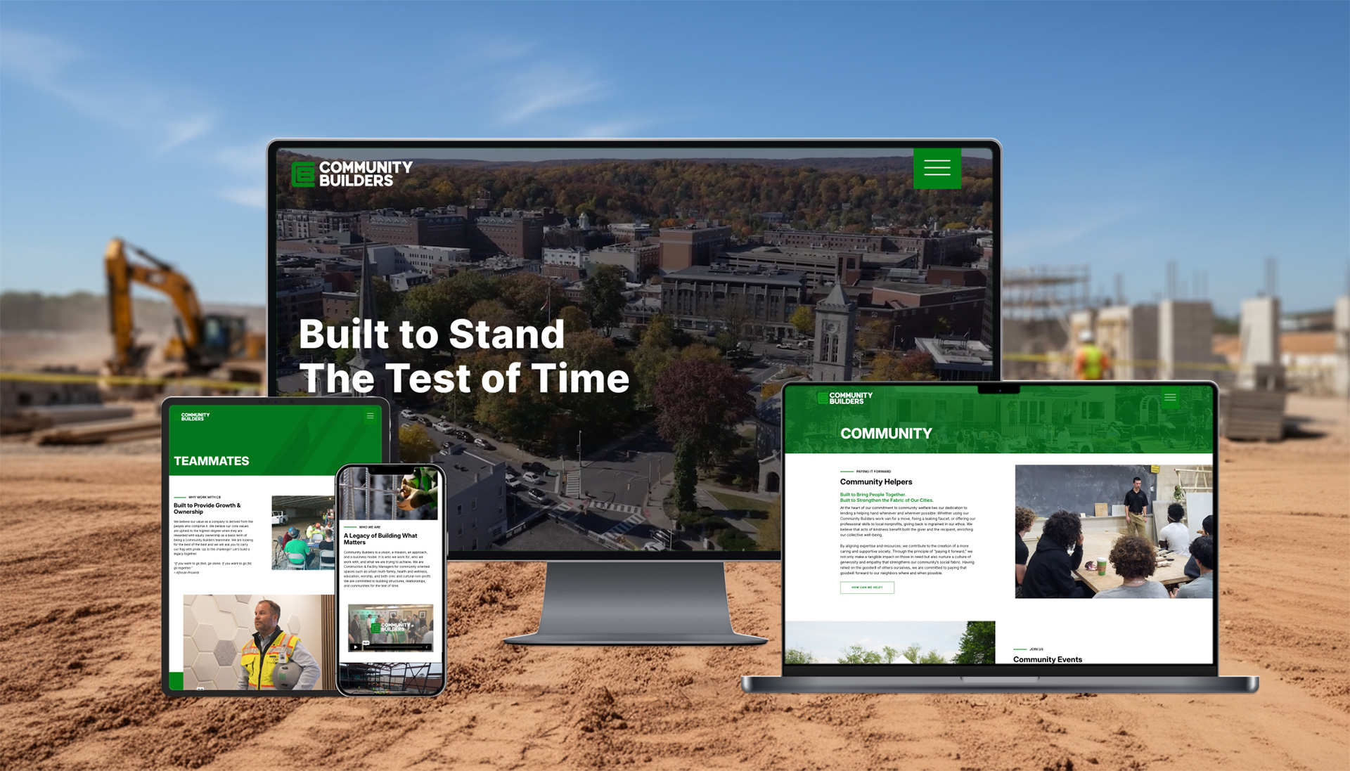 Community Builders web design