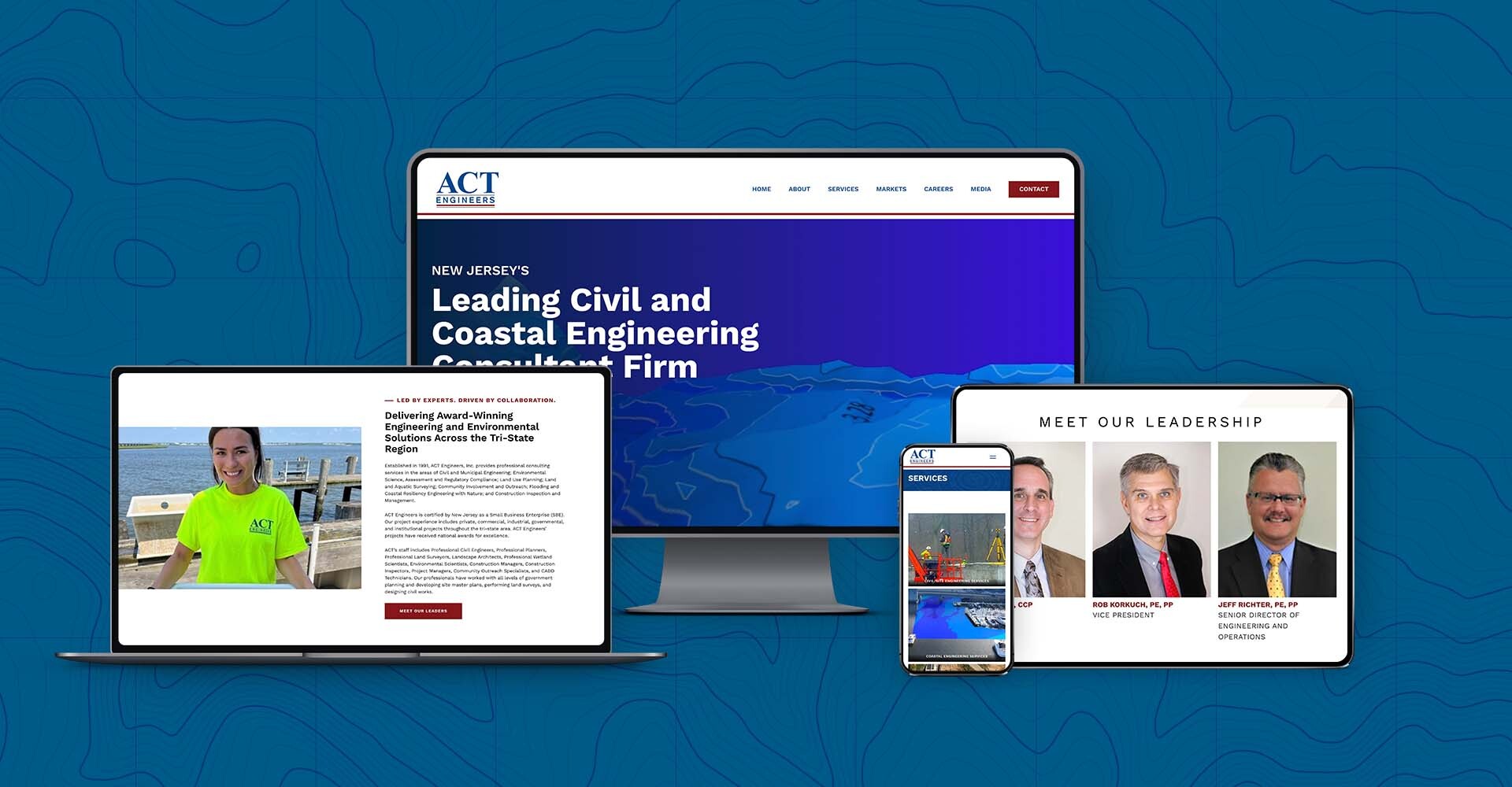 ACT Engineers web design
