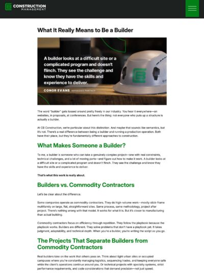 Construction Blog Writing