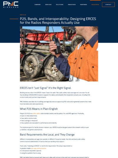 PMC Wireless Blog Writing