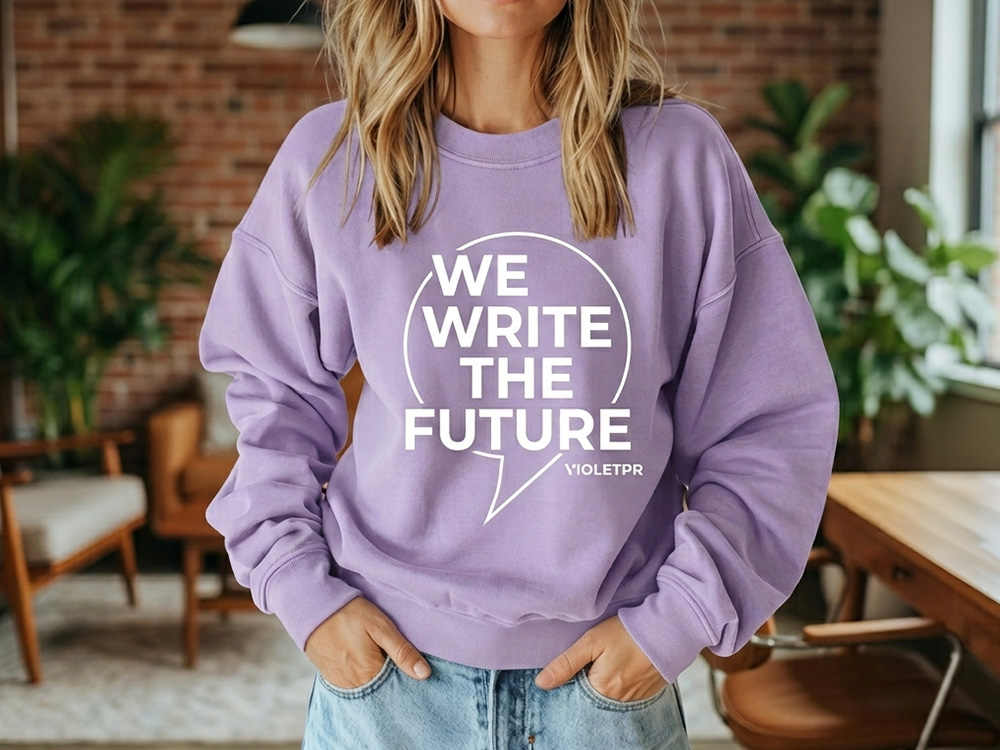 Violet PR shirt design