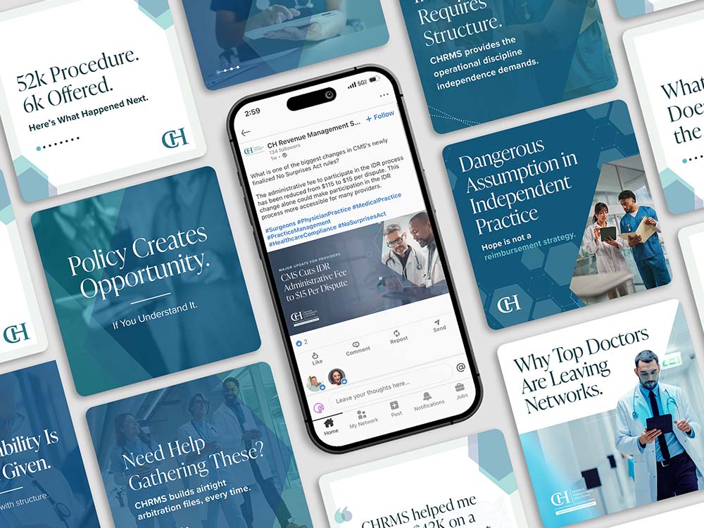 CHRMS Social Media Graphics Showcase