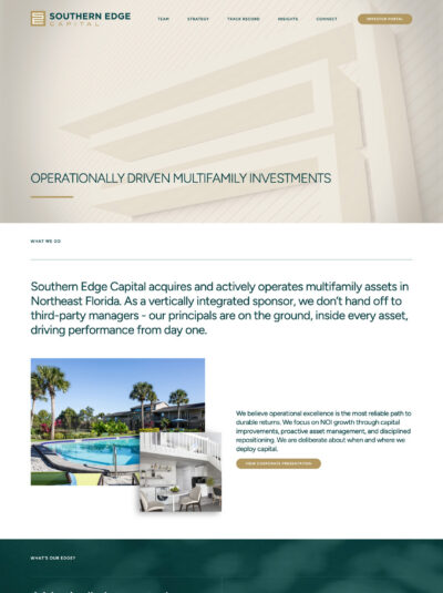 southern edge website - home